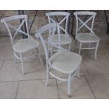 A set of four Neptune kitchen chairs