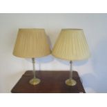 A pair of Laura Ashley table lamps - Height 60cm