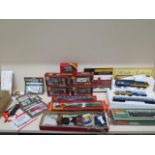 Assorted OO gauge Railway including rolling stock - boxed - a Hornby Flying Scotsman Loco, track etc