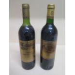 Two bottles of red wine - Chateau Cantenac Brown Margaux 1982 and Chateau Batailley Grand Cru Classe