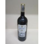 A 1.5 litre bottle of 2012 Marques de Riscal Rioja Reserva red wine