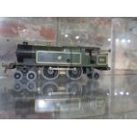 A Hornby O Gauge clockwork tinplate 4-4-2 Loco no 2221 - running, original paint, some age related