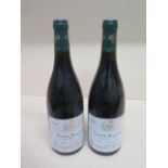 Two bottles of Vosne-Romanee les Damodes 1990 - seals good, levels good, one lower than the other