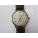 A Rolex Tudor 9ct yellow gold manual wind gents wristwatch case no 12238 - 32mm case - running,