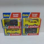 Dinky Toys - 5 boxed Range Rovers generally good some repaints
