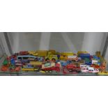 A collection of diecast mainly Dinky toys - vehicles all playworn condition, approx 40 in total