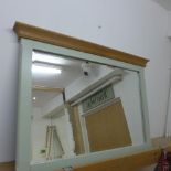 A painted wall mirror - 60cm x 90cm