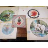 Peek Freen & Co - 4 1960's original art works designs for biscuit tins by Richard Lonsdale-Hands and