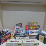 A collection of 15 boxed Corgi lorries/trucks