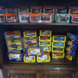 A collection of 25 boxed Corgi vans and 20 Days Gone vans etc