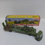 A Dinky Toys AEC Artic transporter with helicopter - boxed with net no 618 - in very good condition,