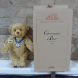 A Steiff Coronation bear - boxed, as new - RRP £175