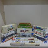 A collection of 8 boxed Corgi lorries/trucks, three Lion toys, lorries and two others - all boxed