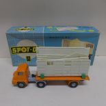 A boxed Spot-on diecast Ford Thames Trader with Arctic flat float with garage kit IIIA/OG - some