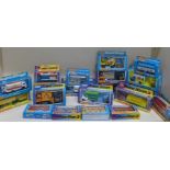 22 boxed Matchbox Super Kings K series - all good, except plastic ripped to K18