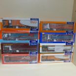 Eight boxed Corgi Limited Edition diecast transport articulated lorries - all good