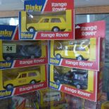 Dinky Toys - 7 boxed Ambulances, Police Cars, Paramedic trucks 274, 276, 267, 269, 264, all