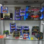 A collection of 35 boxed Solido Prestige, Corgi, Herpa and Cameo mini cars - all boxed and good