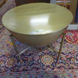 A brass style side table