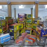A collection of 36 boxed Corgi and Matchbox buses - all good
