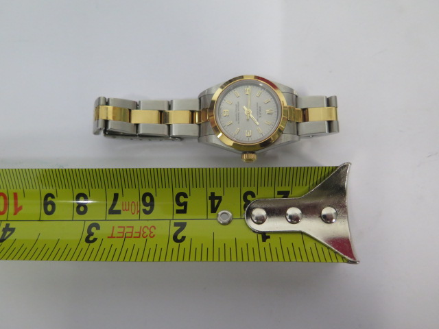 A ladies Rolex bi metal oyster perpetual superlative chronometer 2000/2001 ladies bracelet - Image 5 of 9