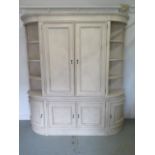 A Coach House new Nordic Gustavian display cabinet in a painted finish retailing at around £2850 -