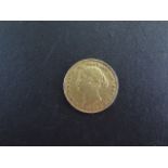 A Victorian Australia Sydney Mint gold full sovereign dated 1867