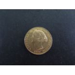 A Victorian Australia Sydney Mint gold full sovereign dated 1870