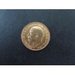 A George V full gold sovereign dated 1912