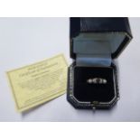 A 14ct yellow gold sapphire and diamond ring size P - approx weight 2.6 grams - in good condition