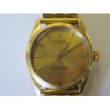 A 1959 Rolex Oyster Perpetual Superlative Chronometer gold capped gents wristwatch model 6634 case