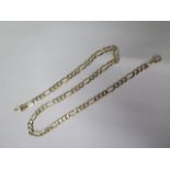 A 375 9ct yellow gold 62cm chain - approx 45.8 grams - good condition, clasp good