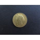 A Victorian Australia Sydney Mint gold full sovereign dated 1867