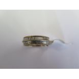 A 9ct two colour 24 diamond ring size M - ex jewellers stock - as new condition - RRP £599