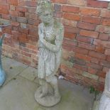 A garden statue of Pandora - Height 115cm