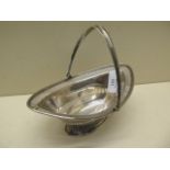 A silver basket, engraved to the front - approx weight 6 troy oz