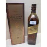 A bottle of Johnnie Walker Gold Label The Centenary Blend Whisky 18 year