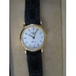 A Longines 9ct yellow gold ladies quartz wristwatch - 21mm case - approx total weight 10 grams -