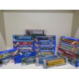 A collection of 19 boxed Corgi super haulers and Corgi lorries