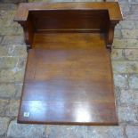 A mahogany shop/clerks slope - Height 30cm x Width 65cm x 70cm