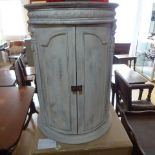 A Coach House painted cylindrical cupboard - Height 72cm - new and boxed