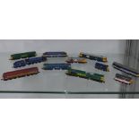 A collection of 11 N-Gauge Locomotives/engines - all unboxed