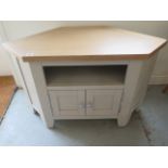 A Neptune style corner TV cabinet - Width 100cm x Height 64cm - as new