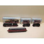 Three boxed Marklin OO gauge locomotive 3003 and 2 x 3000 and an unboxed Marklin W200006 Loco