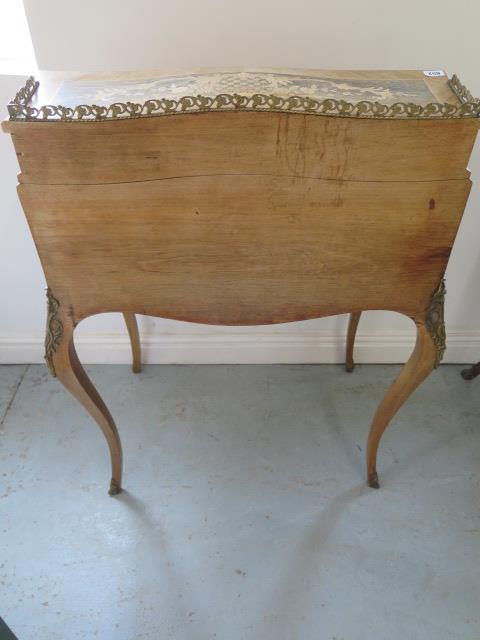 A good 19th Century kingwood, rosewood and ormolu mounted Bureau de Dame in the Louis XV taste - Image 5 of 5