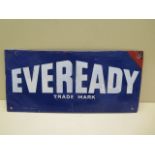 A Bengal enamel Eveready sign - 17cm x 36cm - some scuffs but generally good