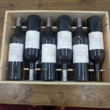 Twelve bottles of Chateau la Clariere Laithwaite 2010 red wine - one bottle missing seal