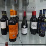 Twelve bottles of red wine - Chianti Colli Senesi 2015 x 4, Le Champ des Etoiles Pinot Noir 2017 x