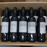 Eleven bottles of Chateau Guillem de Montjustin Corbieres 2018 red wine