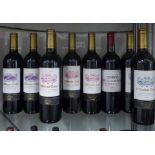 Le Grand Chai Nine bottles of red wine - two Saint Emilion 2015 and one 2012, two Cotes de